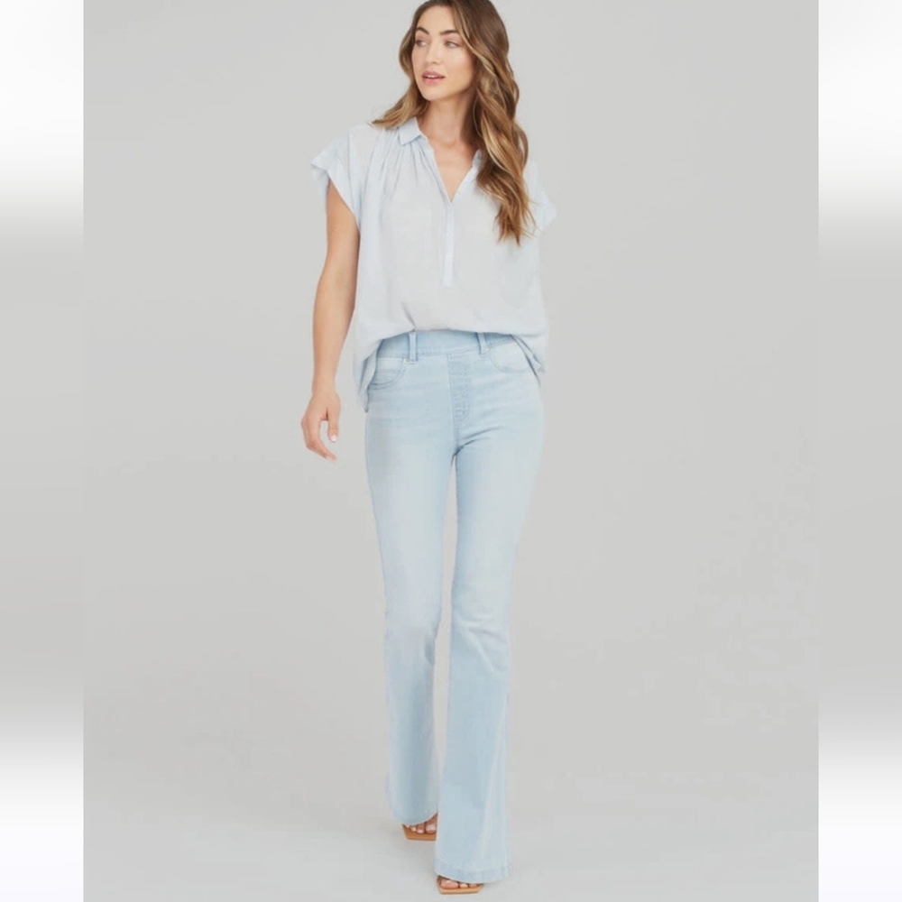 Spanx Flare Denim‎ Jean Light Wash